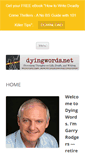 Mobile Screenshot of dyingwords.net