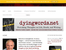 Tablet Screenshot of dyingwords.net